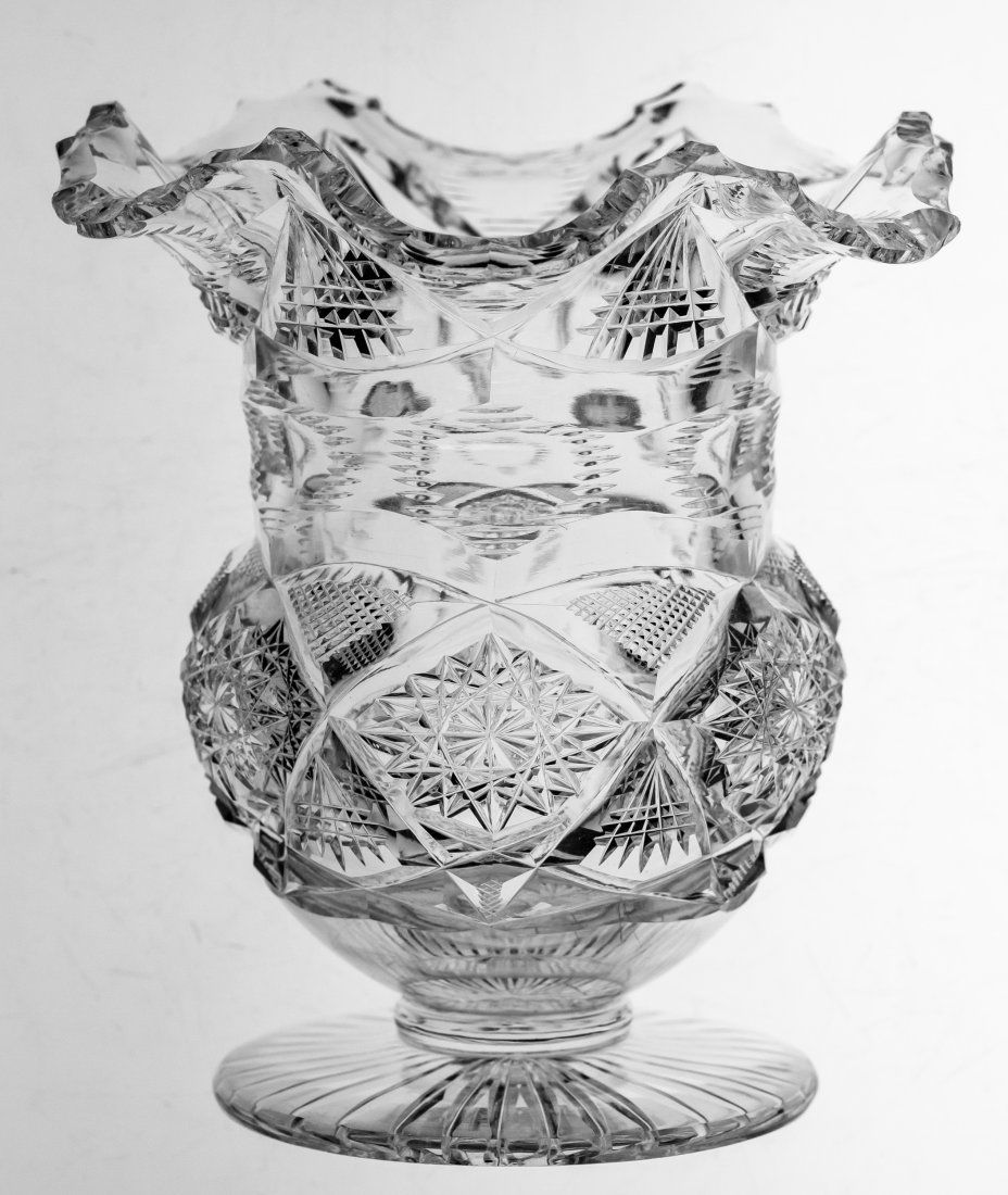 The Best Libbey American Brilliant Period Cut Glass Bud Vase (1 of 3)