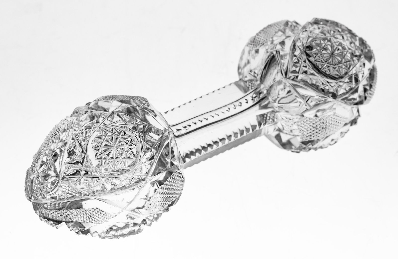 Incredible Egginton Creswick American Brilliant Period Cut Glass Knife Rest (1 of 4)