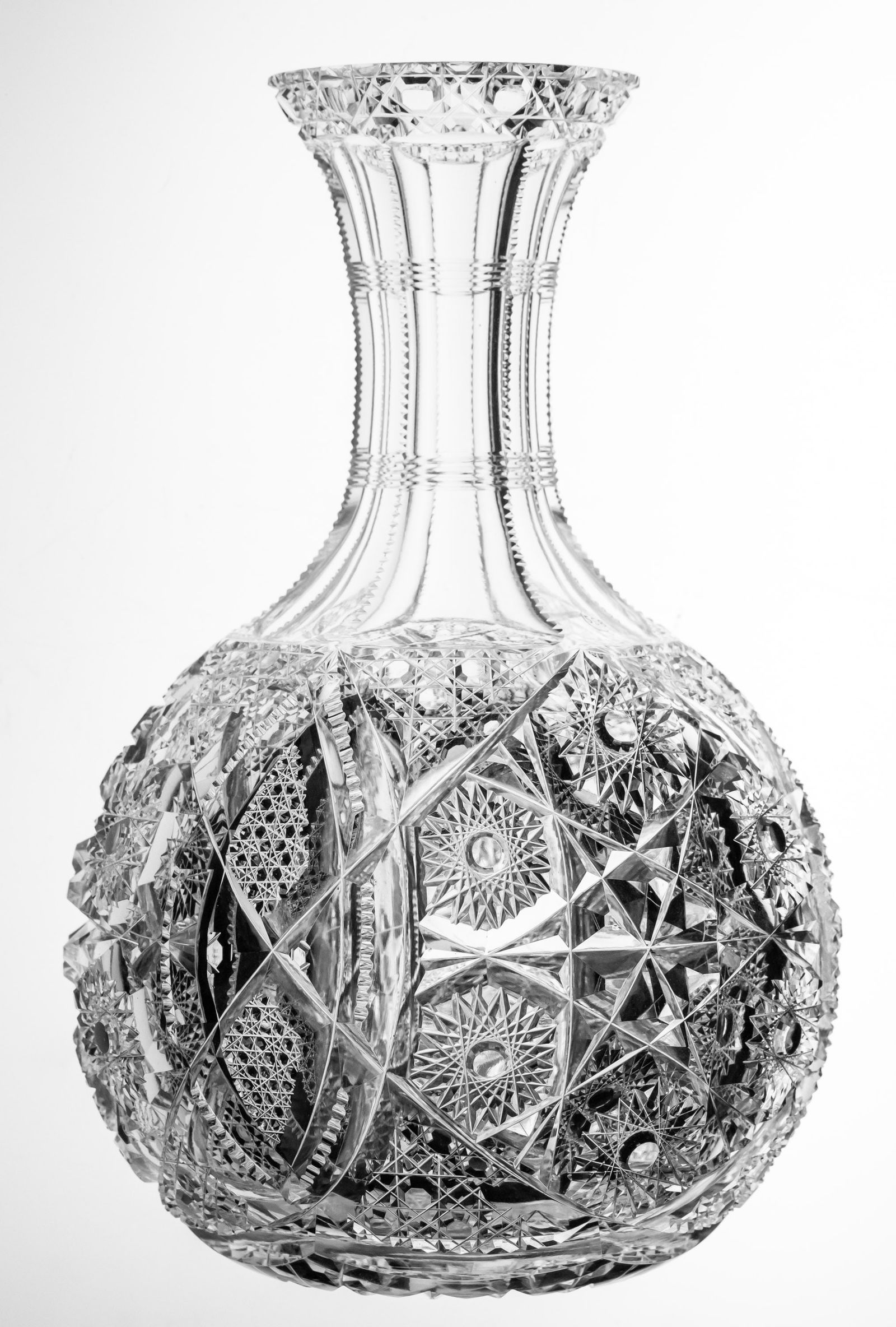 Fantastic Libbey Marcella American Brilliant Cut Glass Carafe (1 of 7)