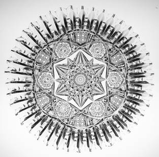 Classic Libbey Ellsmere American Brilliant Period Cut Glass Plate: Great example of Libbey's Ellsmere pattern signed on this plate. One of the most identifiable and well-done patterns from the period. Beautiful, clear blank. Signed Libbey. In my dad's collection for