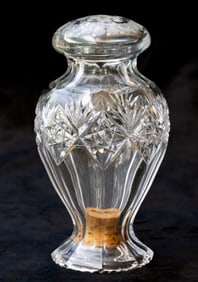 Unusual Sinclaire American Brilliant Period Cut Glass Shaker