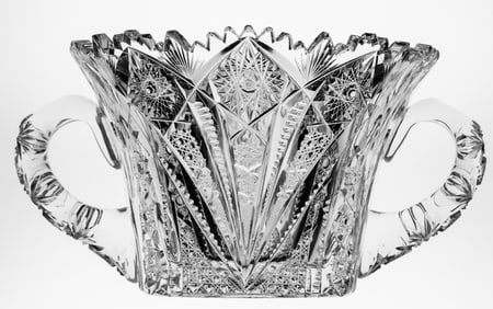 A Most Incredible William C. Anderson American Brilliant Period Cut Glass Ice Bucket