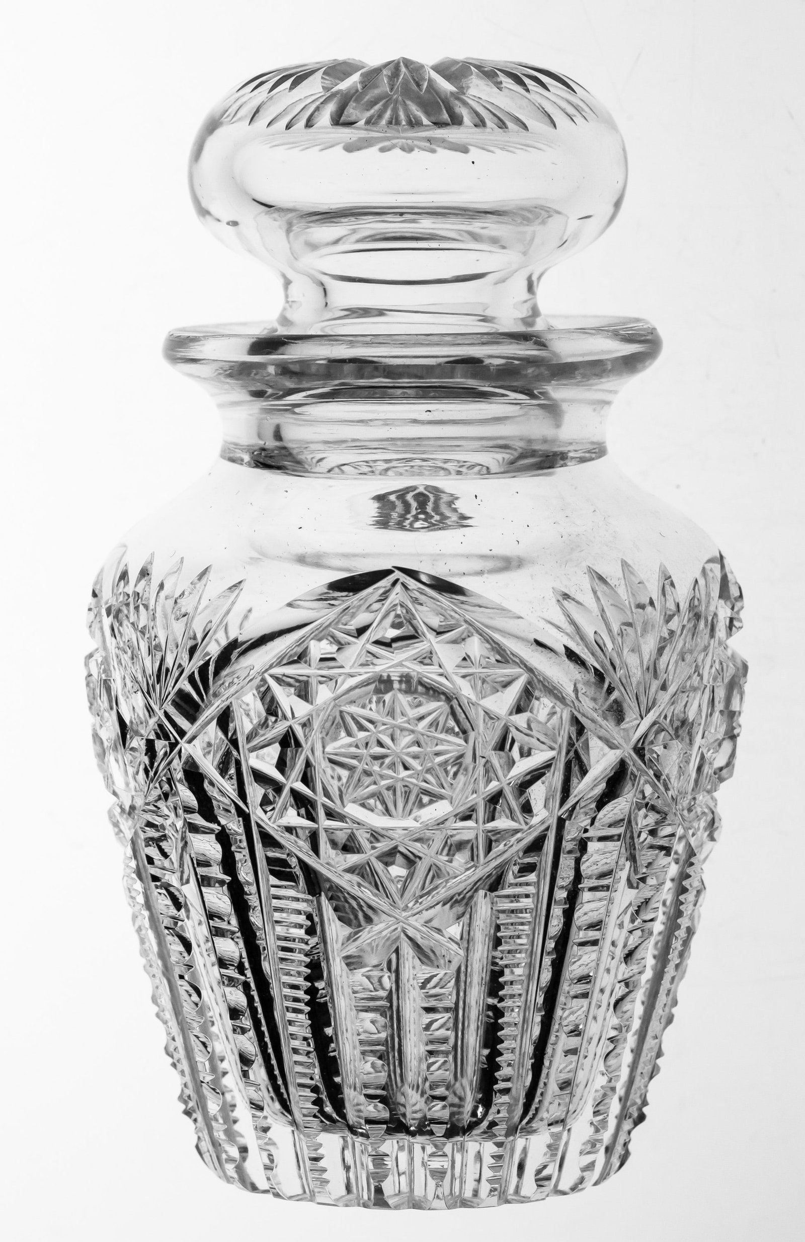 Hard To Find J. Hoare Hindoo American Brilliant Cut Glass Cherry Jar. (1 of 5)