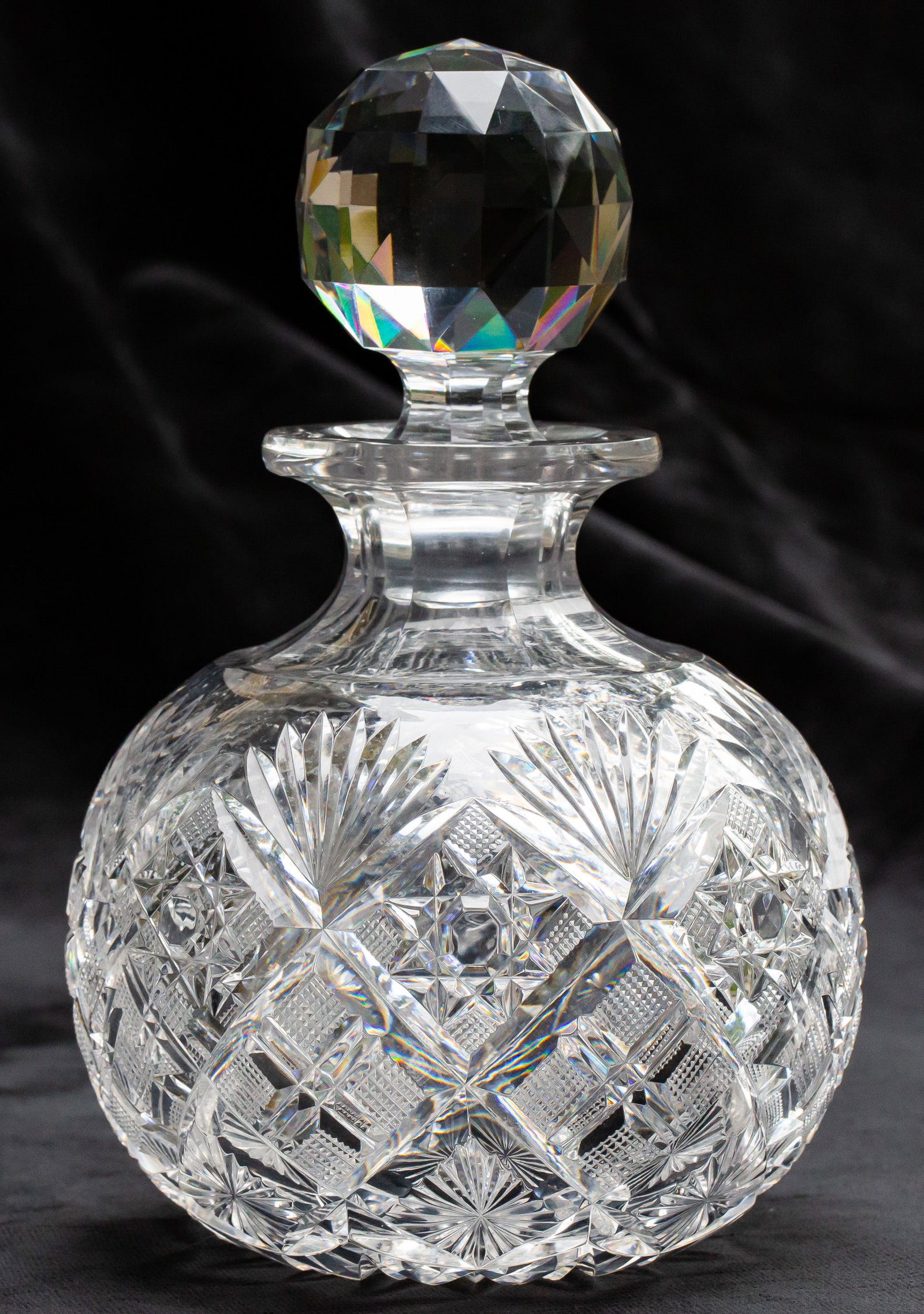 Gigantic Dorflinger Magnum Brilliant Period Cut Glass Belmont Cologne Perfume Bottle (1 of 6)