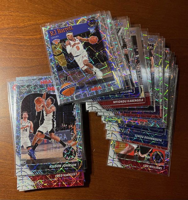 2019/20 NBA Hoops Premium Stock Laser Prizms (Lot 39) (1 of 1)