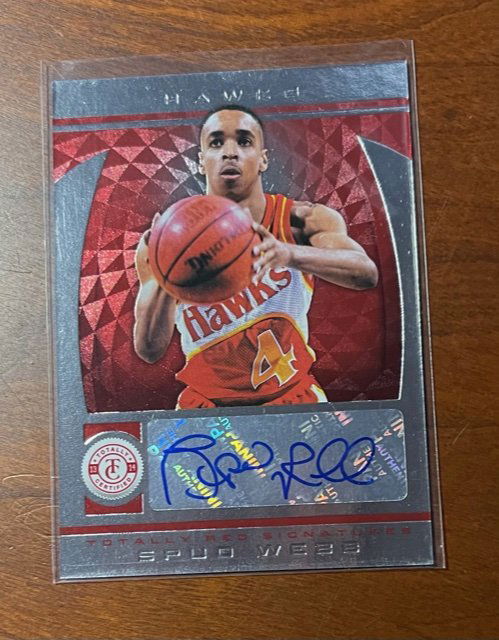 2013/14 Totally Certified SPUD WEBB Autograph 40/99 (1 of 1)