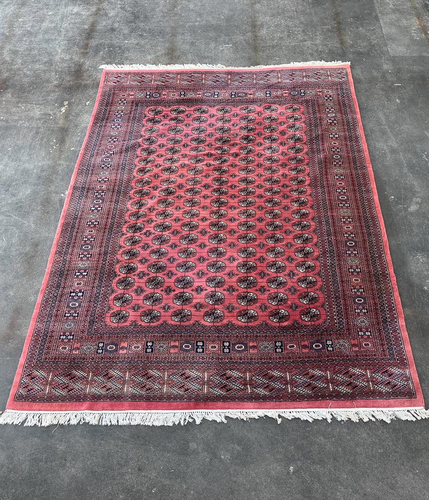 Hand-Made Pakistani Bokhara Rug, 8' 10" x 11' 5" (1 of 14)