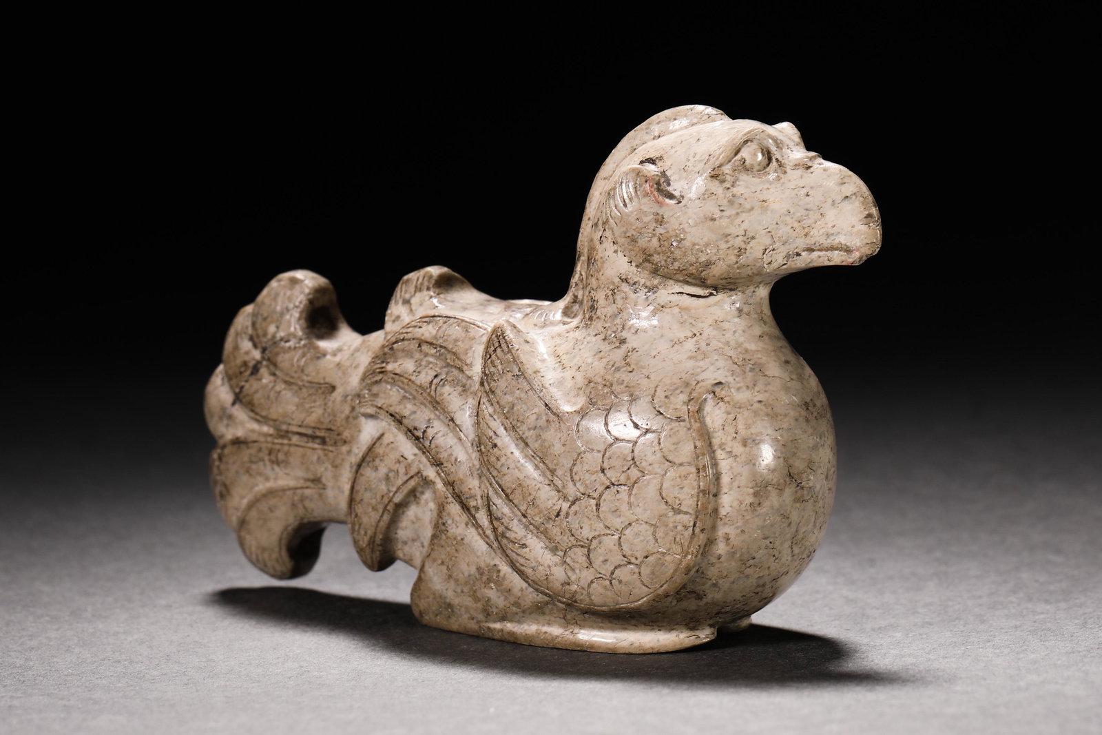 Han Dynasty Hetian Jade Bird (1 of 7)