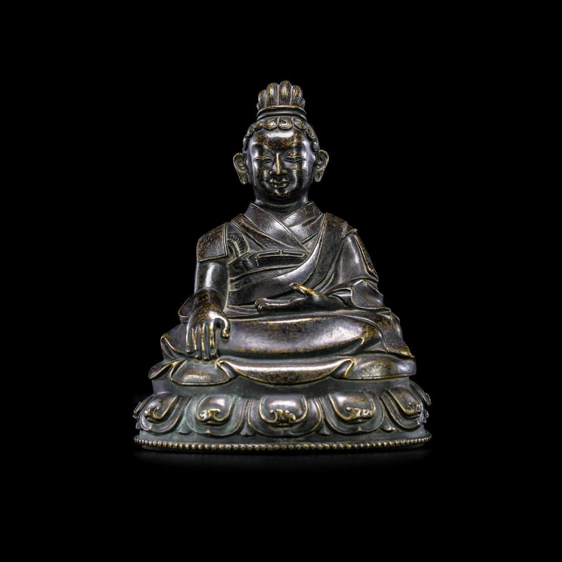 Qing Dynasty Alloy Bronze Master Statue (1 of 8)