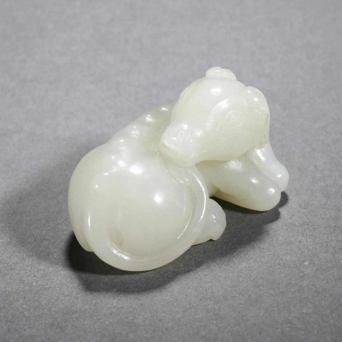 China Qing Dynasty Hetian Jade Sheep (1 of 6)