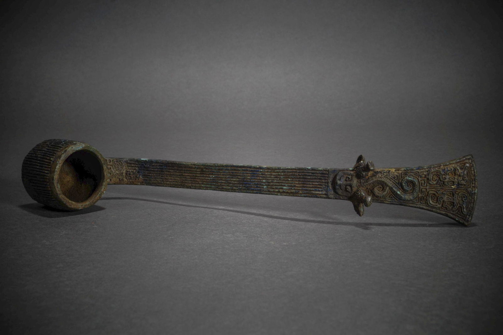 Han Dynasty bronze spoon (1 of 7)