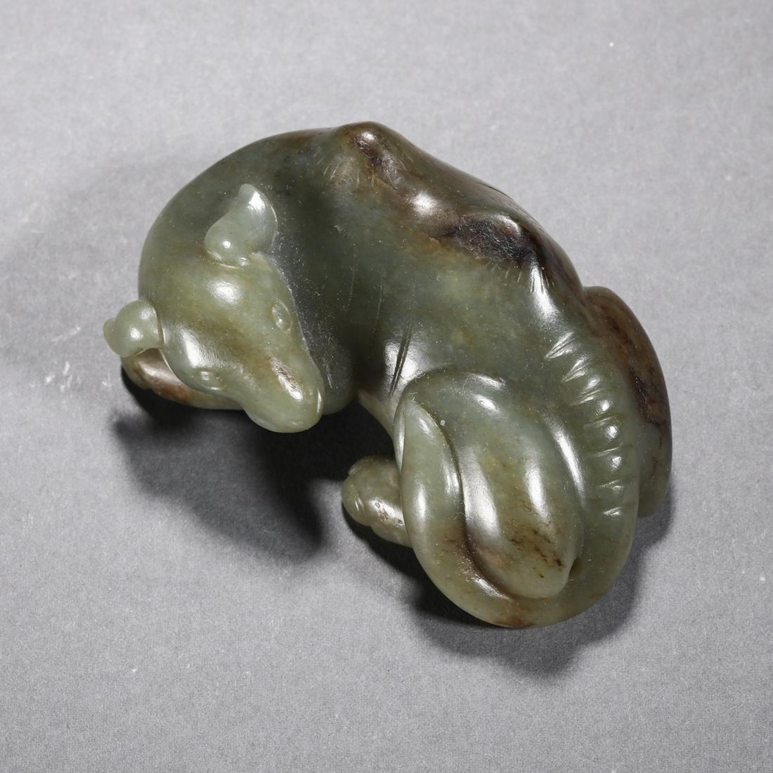 China Qing Dynasty Hetian jade sheep (1 of 7)