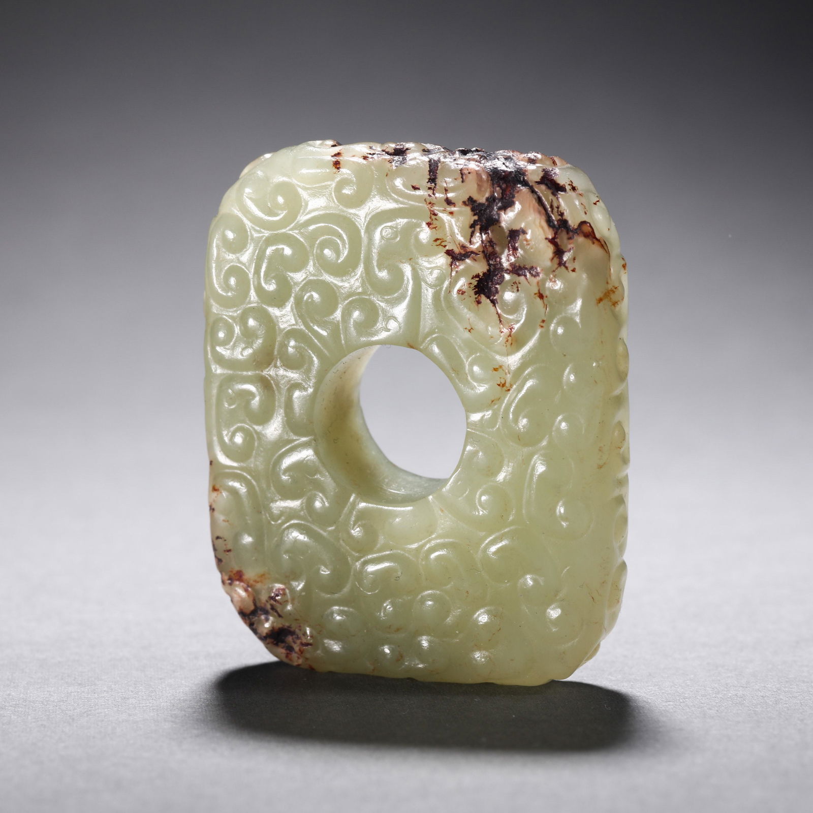 China Han Dynasty Hetian jade jade bi (1 of 5)