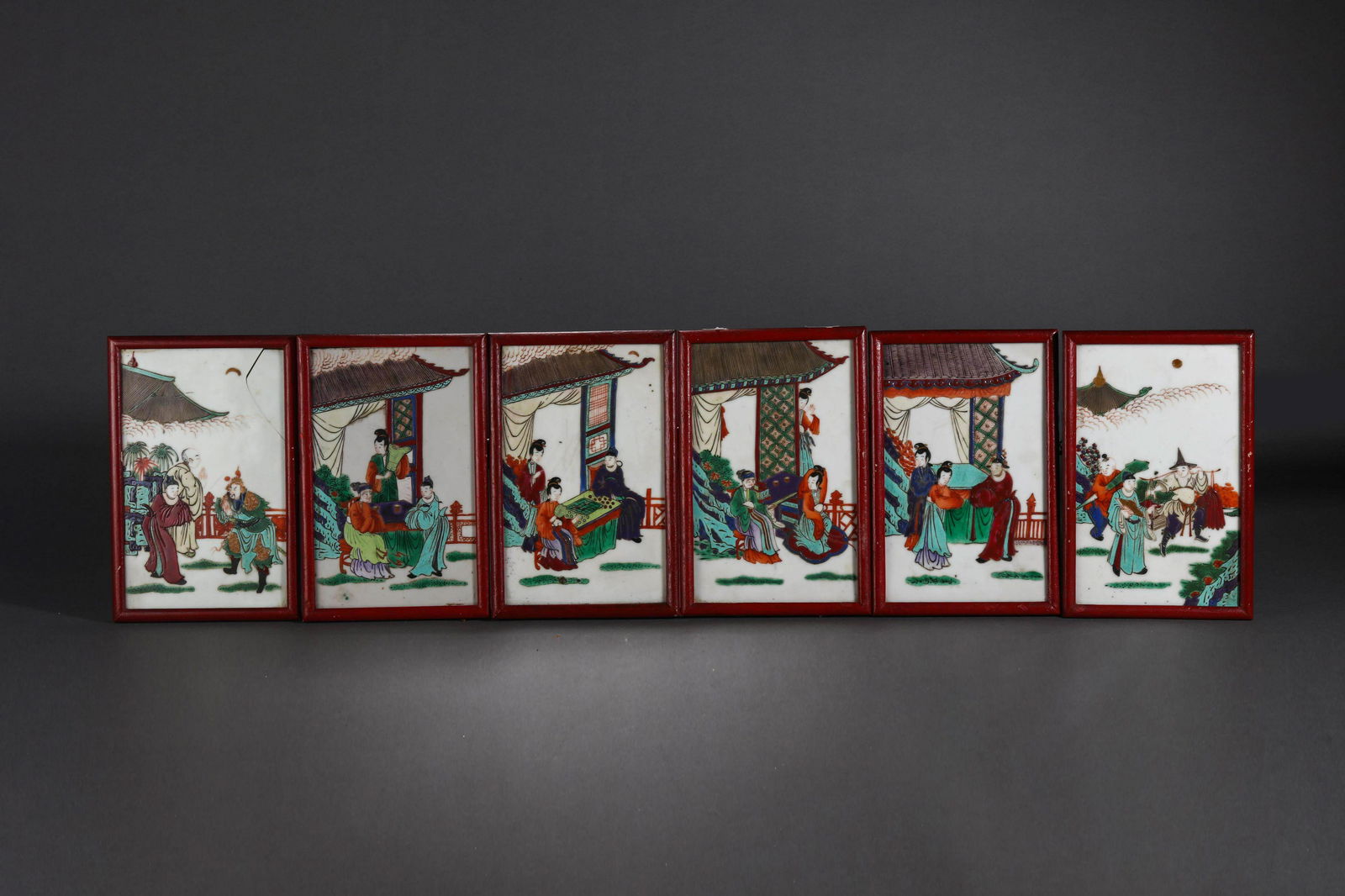 China Qing Dynasty Figure Porcelain Plate Painting (1 of 11)