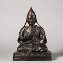 China Qing Dynasty Gilt "Zongkeba" Buddha Statue