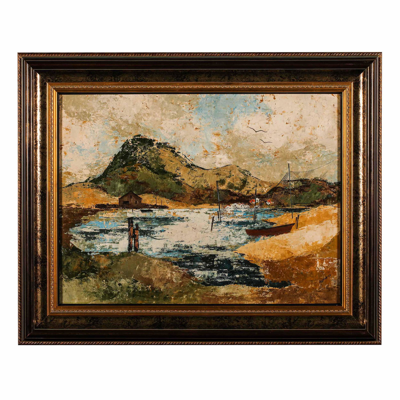 ã€Š Riverside ã€‹  Oil on canvas  ï¼ˆ Ken Prescott ï¼Œ B1938 ï¼Œ Canada ï¼‰ (1 of 11)