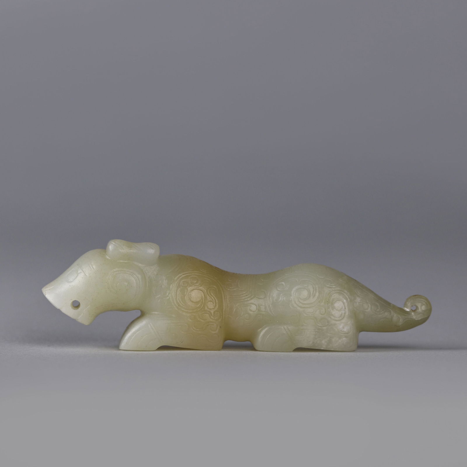 Hetian Jade Auspicious Beast Ornament (1 of 8)