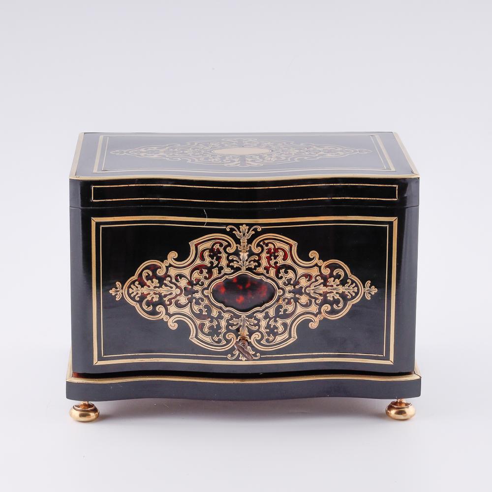 19th century Boulle cigar humidor
