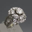 Vintage Boucheron cluster ring set.