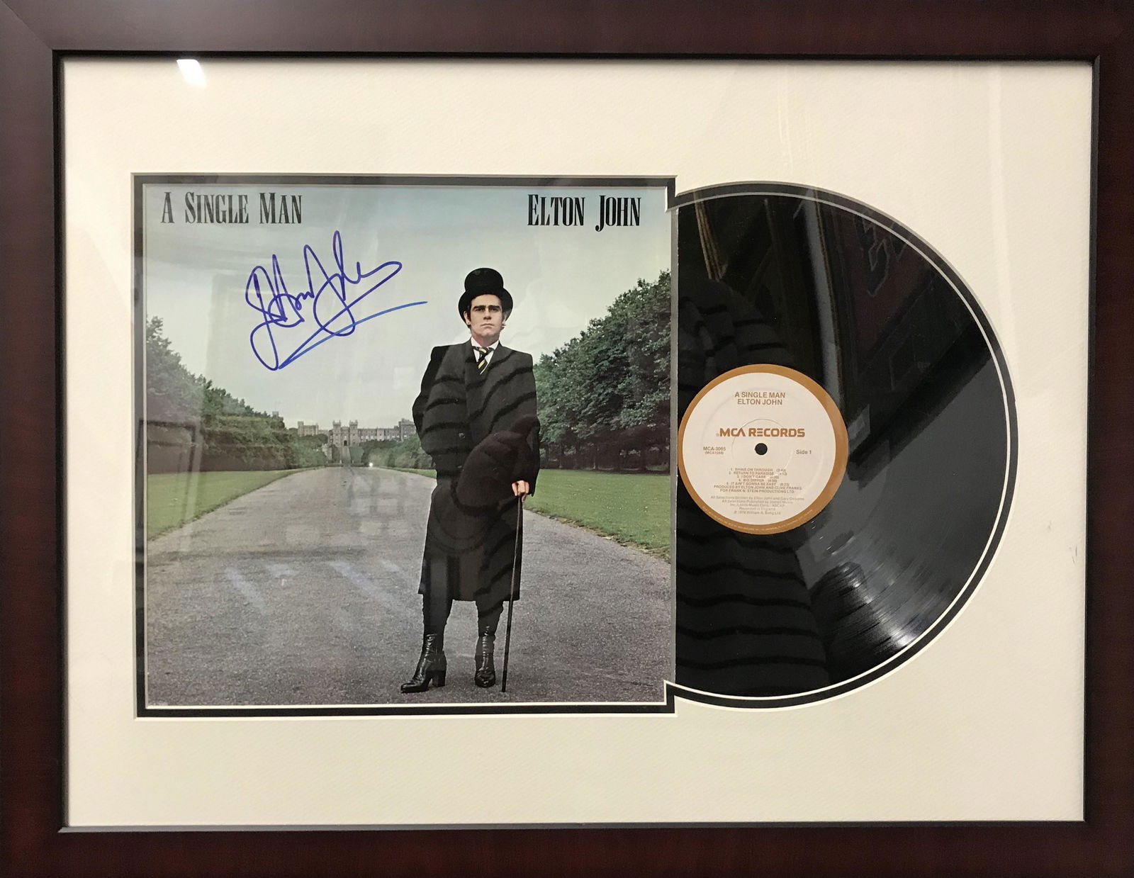 ELTON JOHN, "A Single Man" Autographed Album - APR $3K (1 of 2)