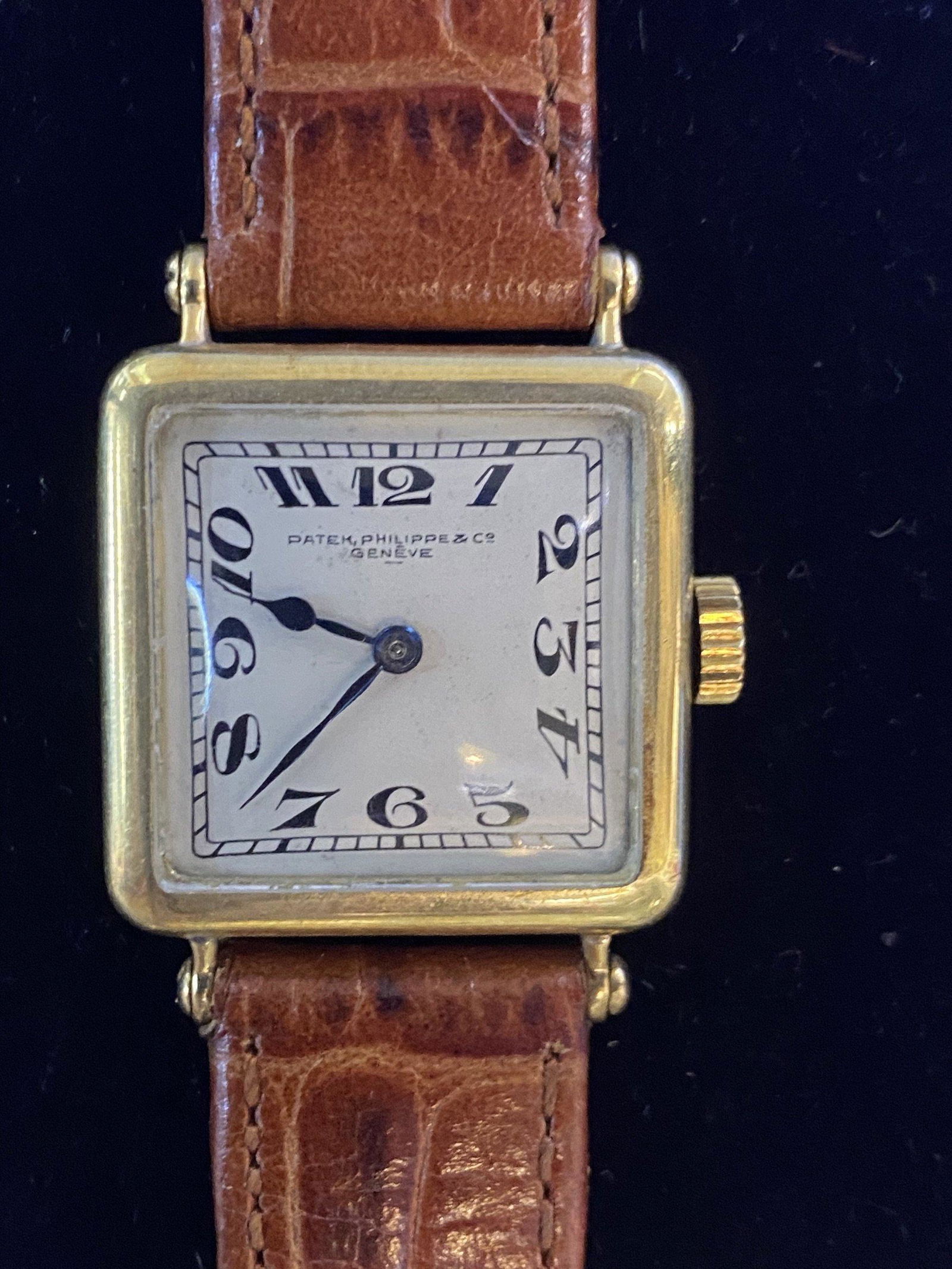 Patek Philippe Cushion 18KYG 1920s Mechanical Men's Watch Ref#6088 - $80K Value w/ Certificate of (1 of 9)