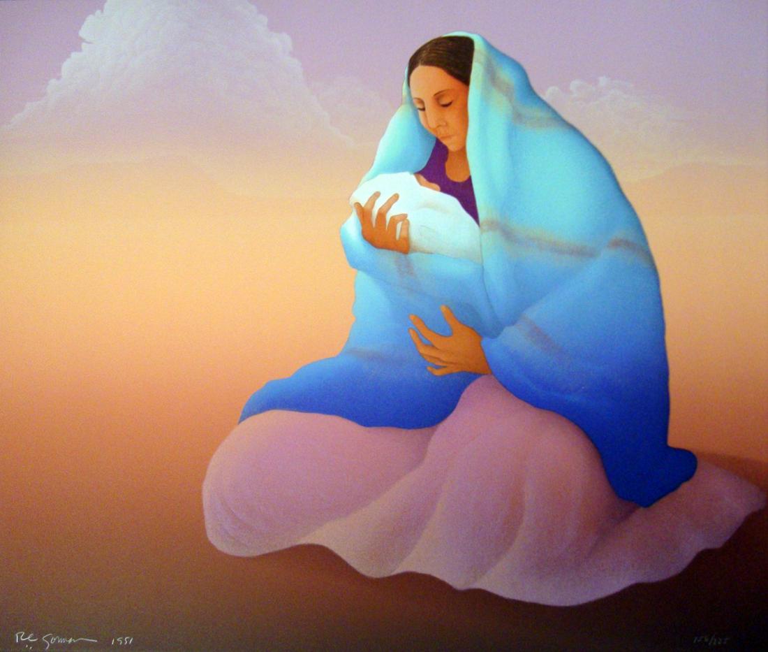 R. C. Gorman, 'Wanderer's Child,' Lithograph, 156/225, c. 1991 - Appraisal Value: $15K*: R. C. Gorman, “Wanderer's Child”, c. 1991, 156 of 225 - Appraisal Value: $15K Item Description: Navajo artist R. C. Gorman (1931-2005). Gorman is considered by many to be the premier