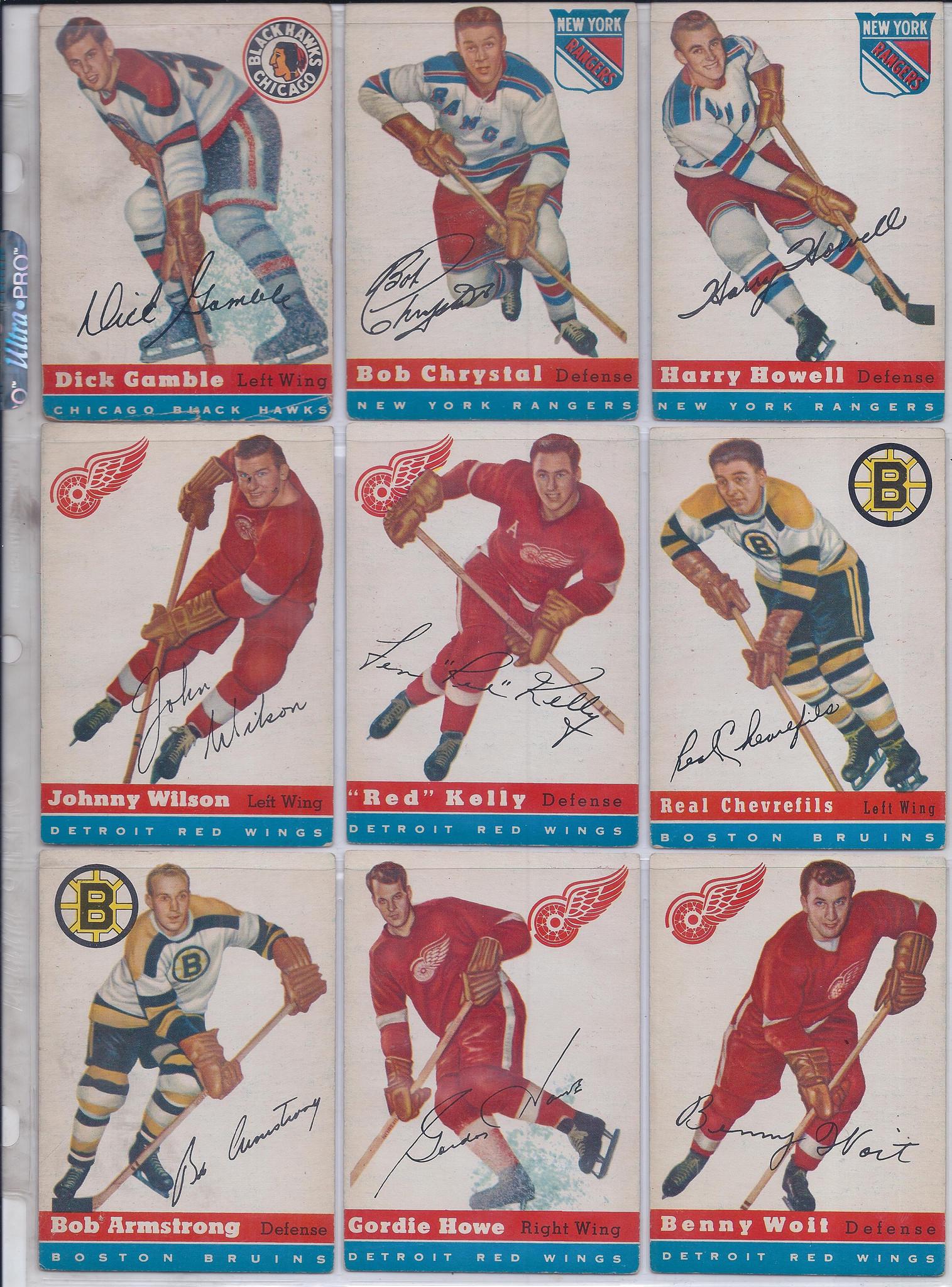 1954-55 Topps Hockey Complete Set of 60 Cards Rare Unique Collection in Extremely Fine Condition (1 of 7)