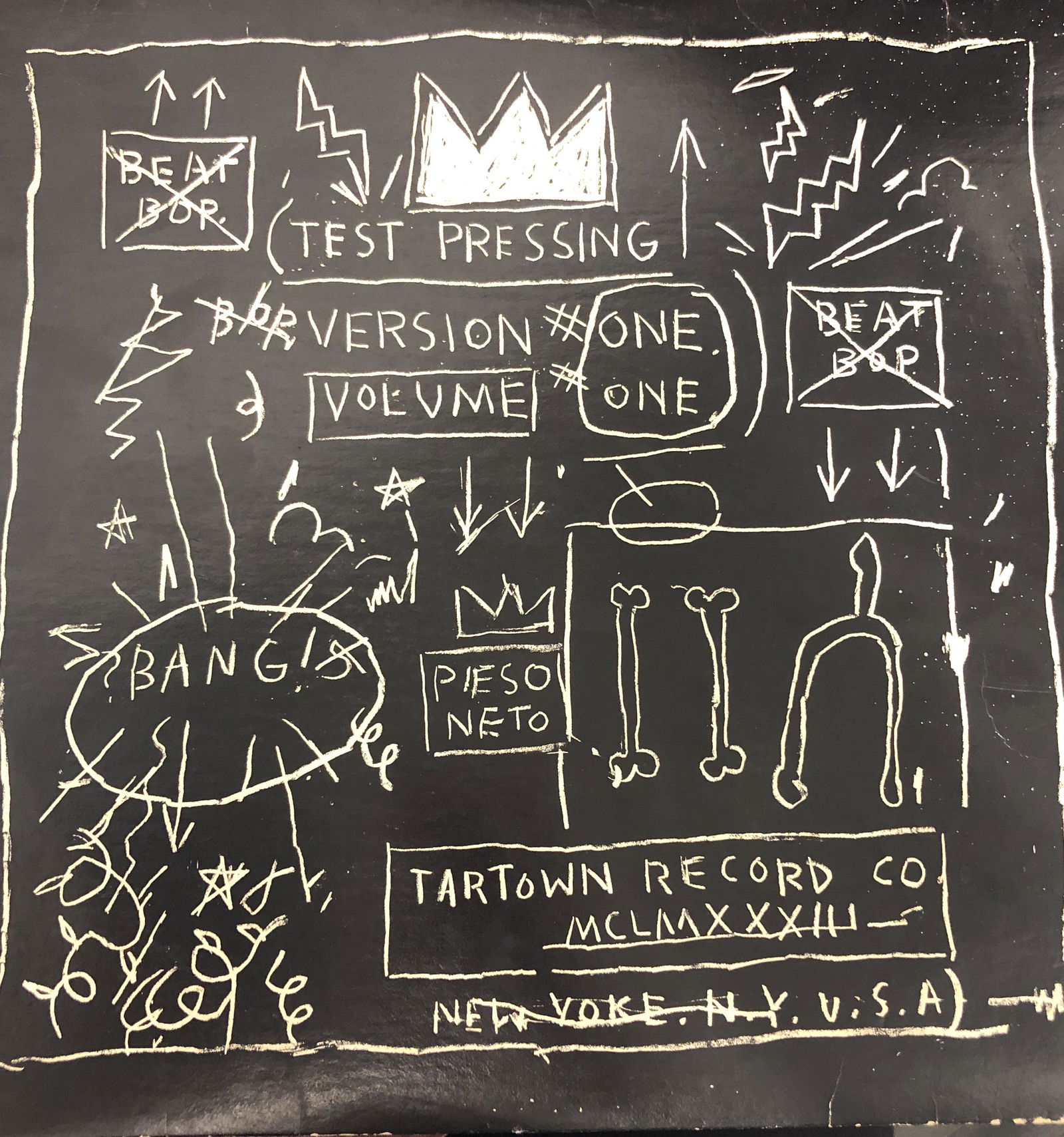 Rare Beat Bop Record by American Rappers Rammellzee and K-Rob, Jean-Michel Basquiat Artwork - $20K (1 of 5)