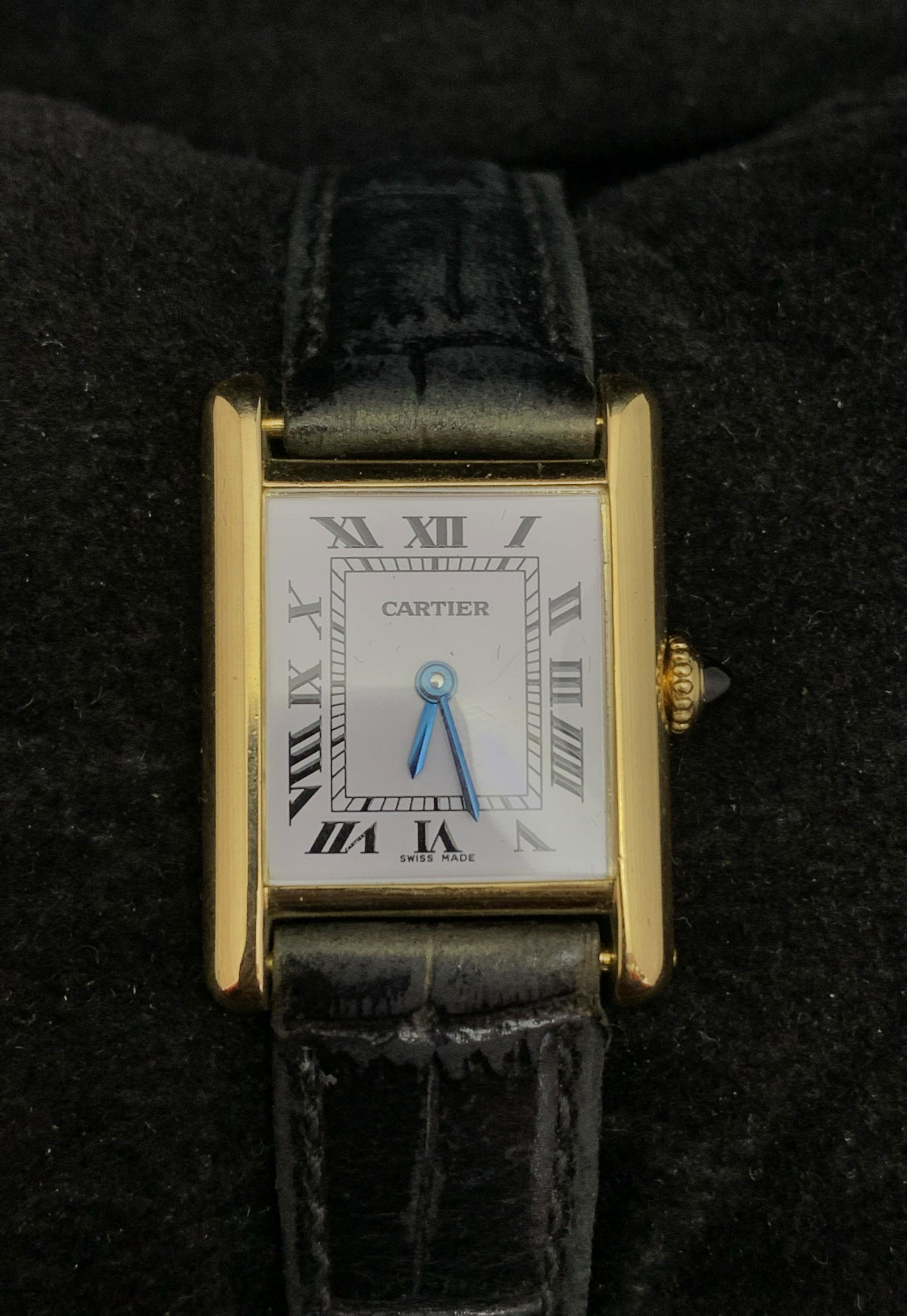 CARTIER PARIS Vintage c. 1970s 18K Yellow Gold Tank Watch - $20K APR Value w/ CoA! (1 of 1)