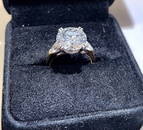 Brilliant Round Center 4.35ct Diamond Ring 18K YG & Platinum - $850K APR w/ COA!