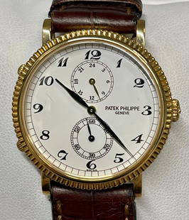 PATEK PHILIPPE 18K Yellow Gold Ref.5034 3 Time Features Watch - $60K APR w/ COA!: PATEK PHILIPPE 18K YELLOW GOLD REF.5034 3 TIME FEATURES WATCH - $60K APPRAISAL & CERTIFICATE OF AUTHENTICITY ITEM DESCRIPTION: Patek Philippe has consistently exceeded expectations with phenomenal pro