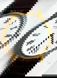 PATEK PHILIPPE 18K Yellow Gold Mens Automatic Watch Ref #3590 / $60k APR w/CoA!: PATEK PHILIPPE 18K Yellow Gold Men's Automatic Watch Ref. #3590 / $60k Appraisal Value & COA! Patek Philippe has consistently exceeded expectations with phenomenal products and there is no exception f