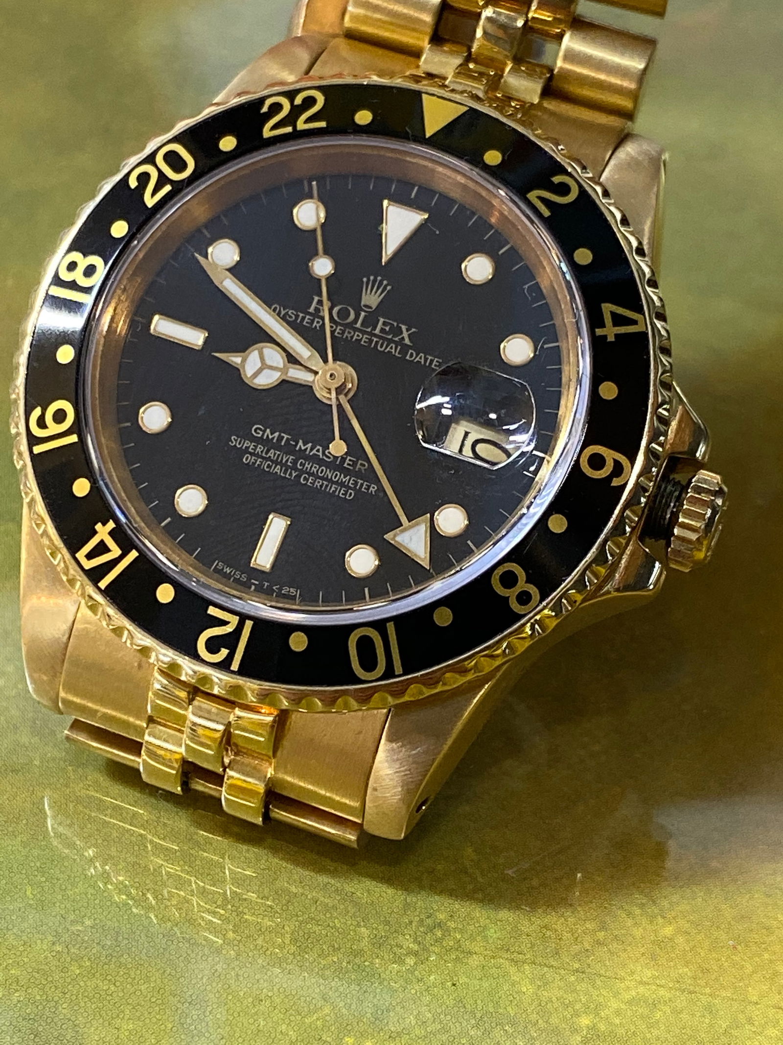 ROLEX GMT Master Ref. #16758 18K YG Rare Vintage 1981 Model - $100K Appraisal Value! ? (1 of 7)