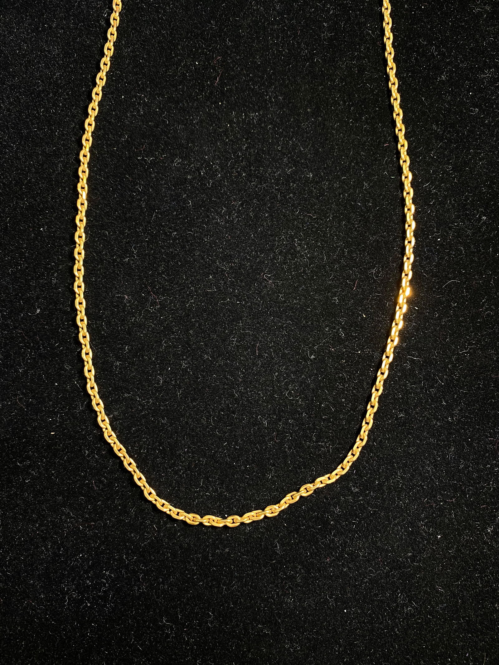 Hermes' 18Karat Rose Gold Rare Vintage 22 inch Chain Necklace w $2K COA!!} (1 of 4)