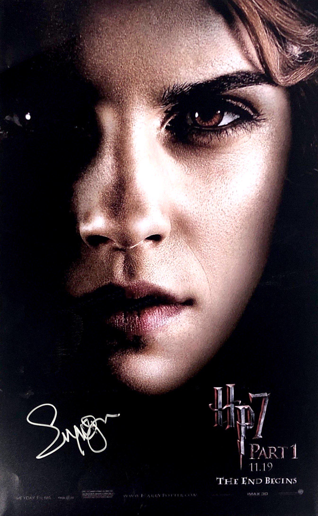 Harry Potter Emma Watson Autograph Signed Poster (1 of 1)