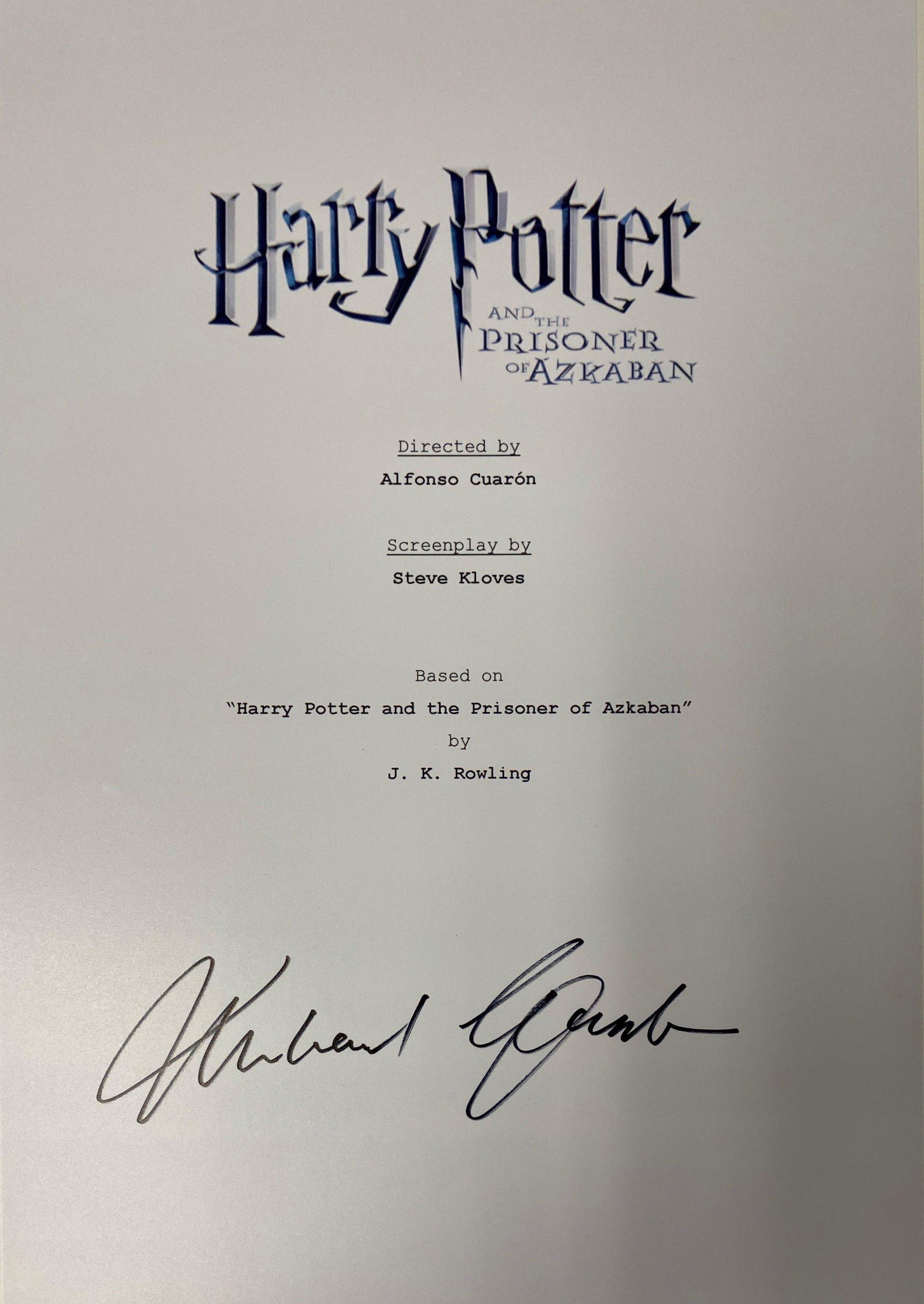 Autograph Signed Harry Potter Prisoner of Azkaban: Category: Autograph CollectiblesAutograph Includes: Michael GambonUnframed Vertified and Excellent ConditionDetails are as shown in the photos Please kindly read our Terms before bidding