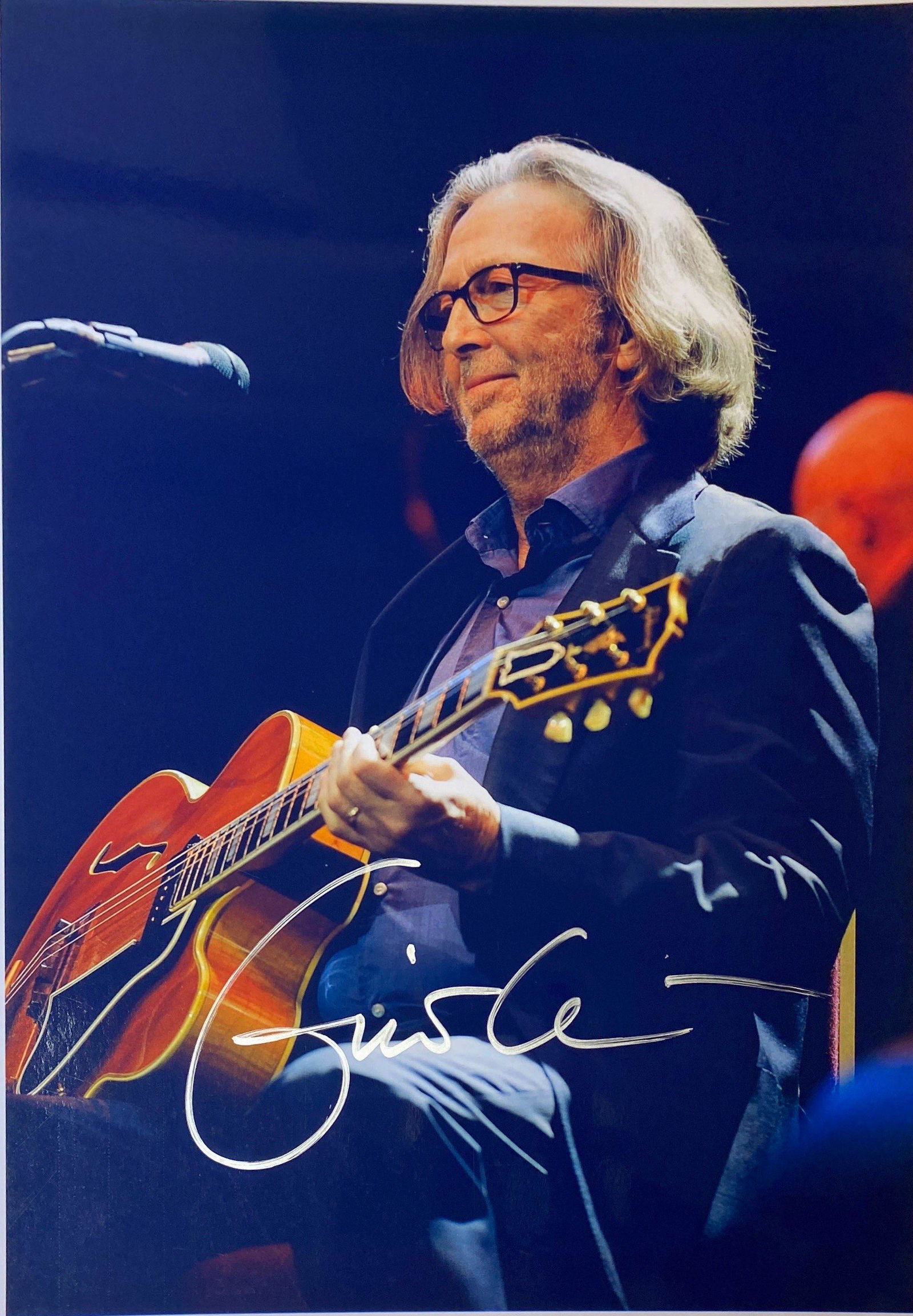 Autograph Signed Eric Clapton Photo (1 of 1)