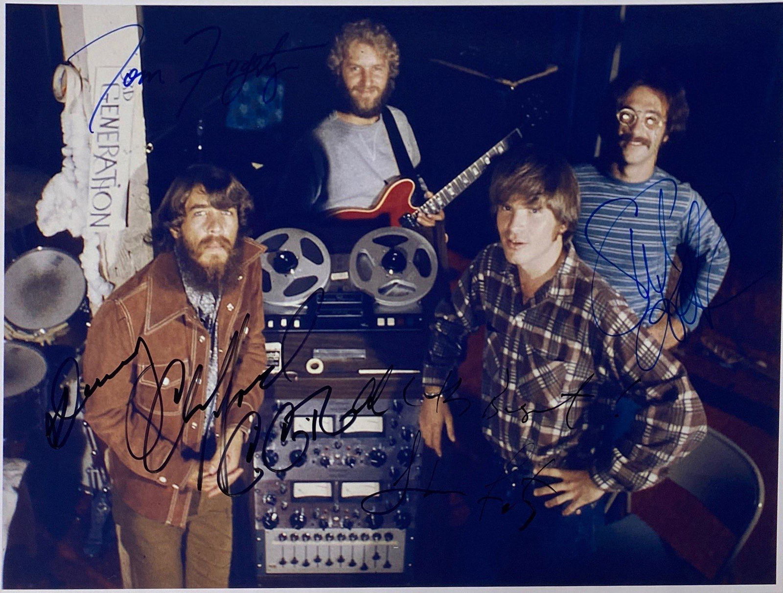 Autograph Signed Creedence Clearwater Revival Photo (1 of 1)