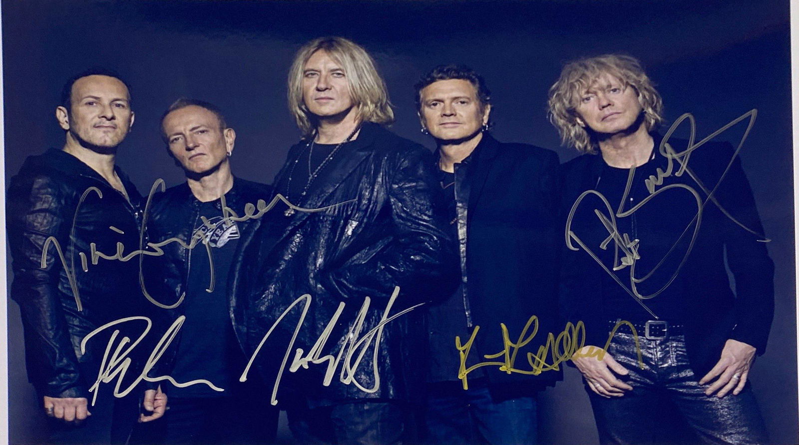 Autograph Signed Def Leppard Photo (1 of 1)