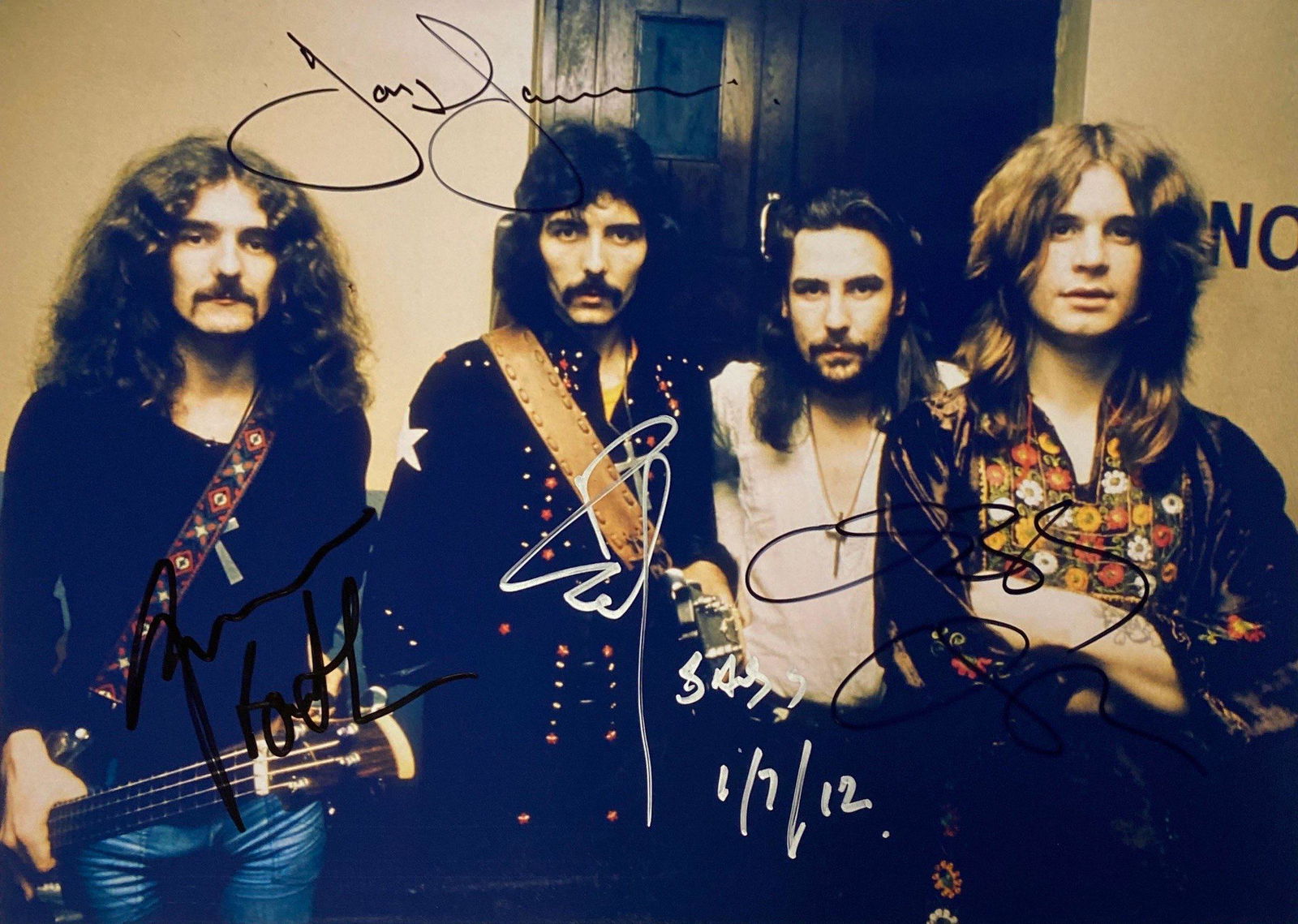 Autograph Signed Black Sabbath Photo (1 of 1)