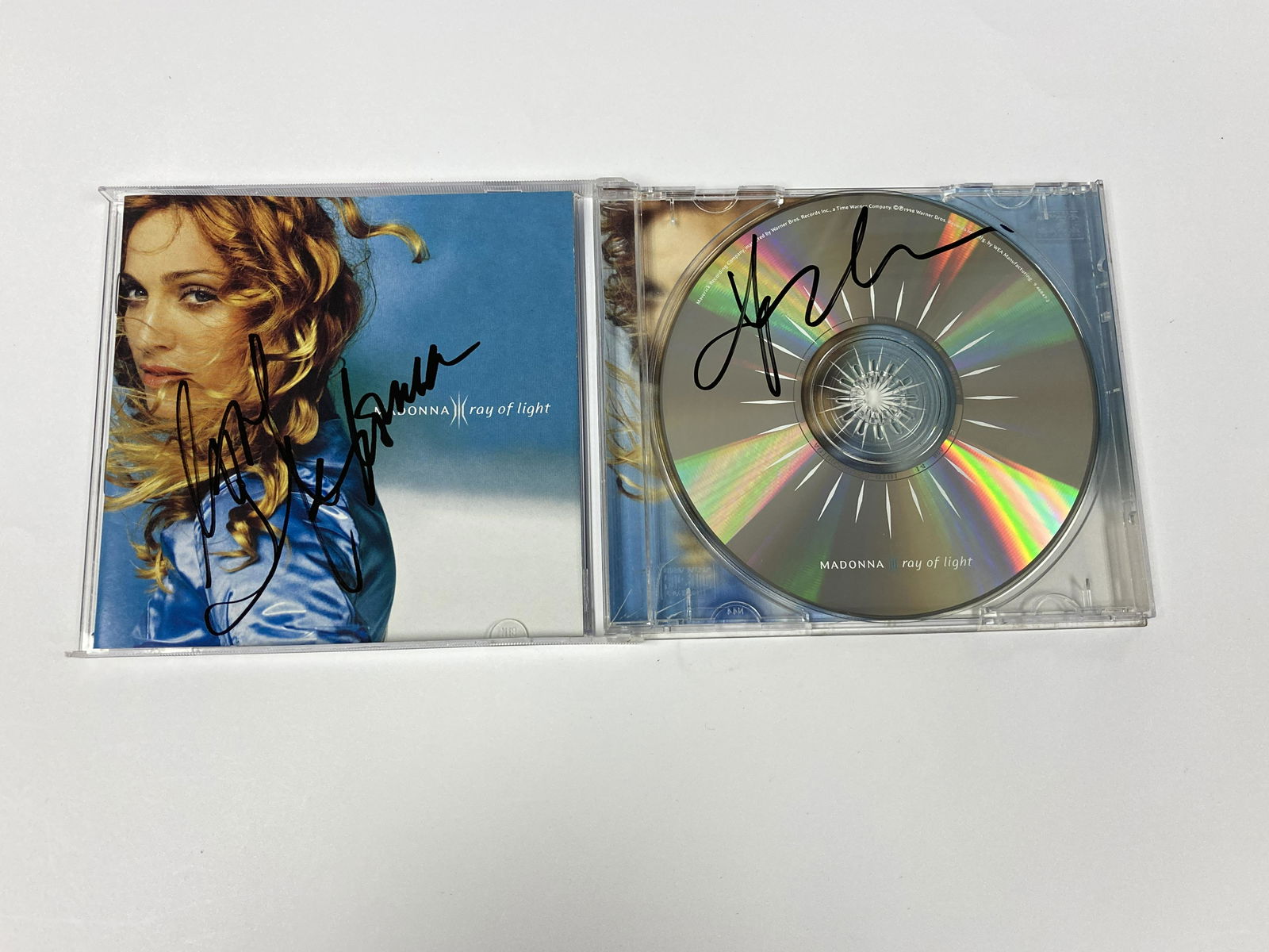 Autograph Signed Madonna Ray of Light CD (1 of 1)