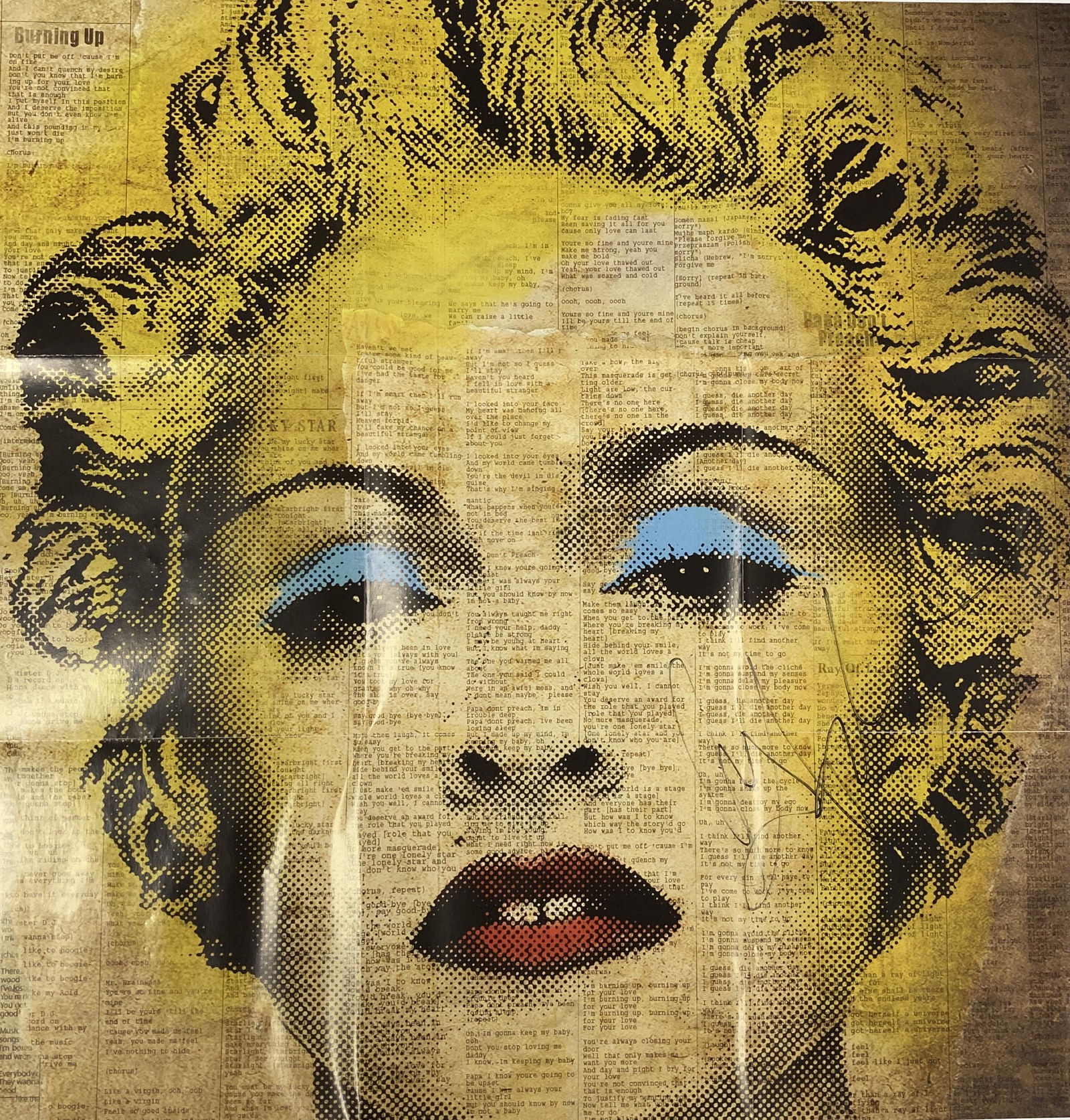 Autograph Signed Madonna Poster (1 of 1)