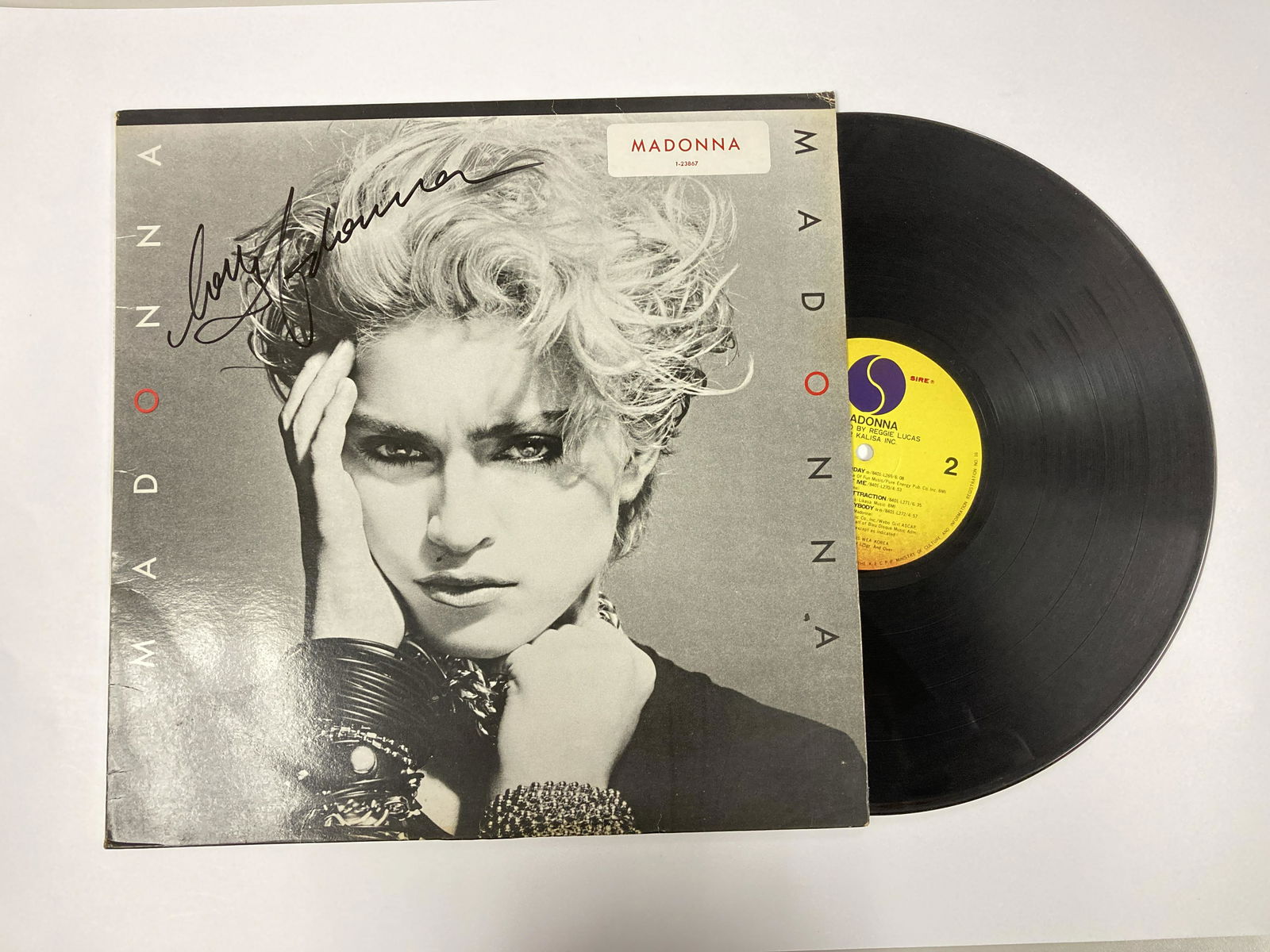 Autograph Signed Madonna Madonna Vinyl (1 of 1)