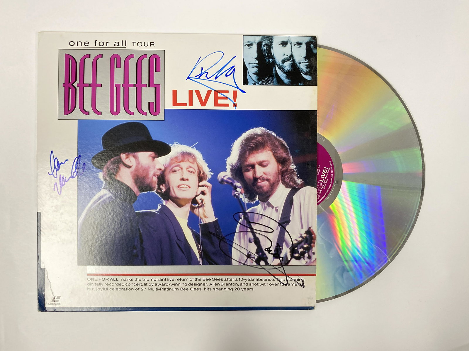 Autograph Signed Bee Gees Vinyl (1 of 1)