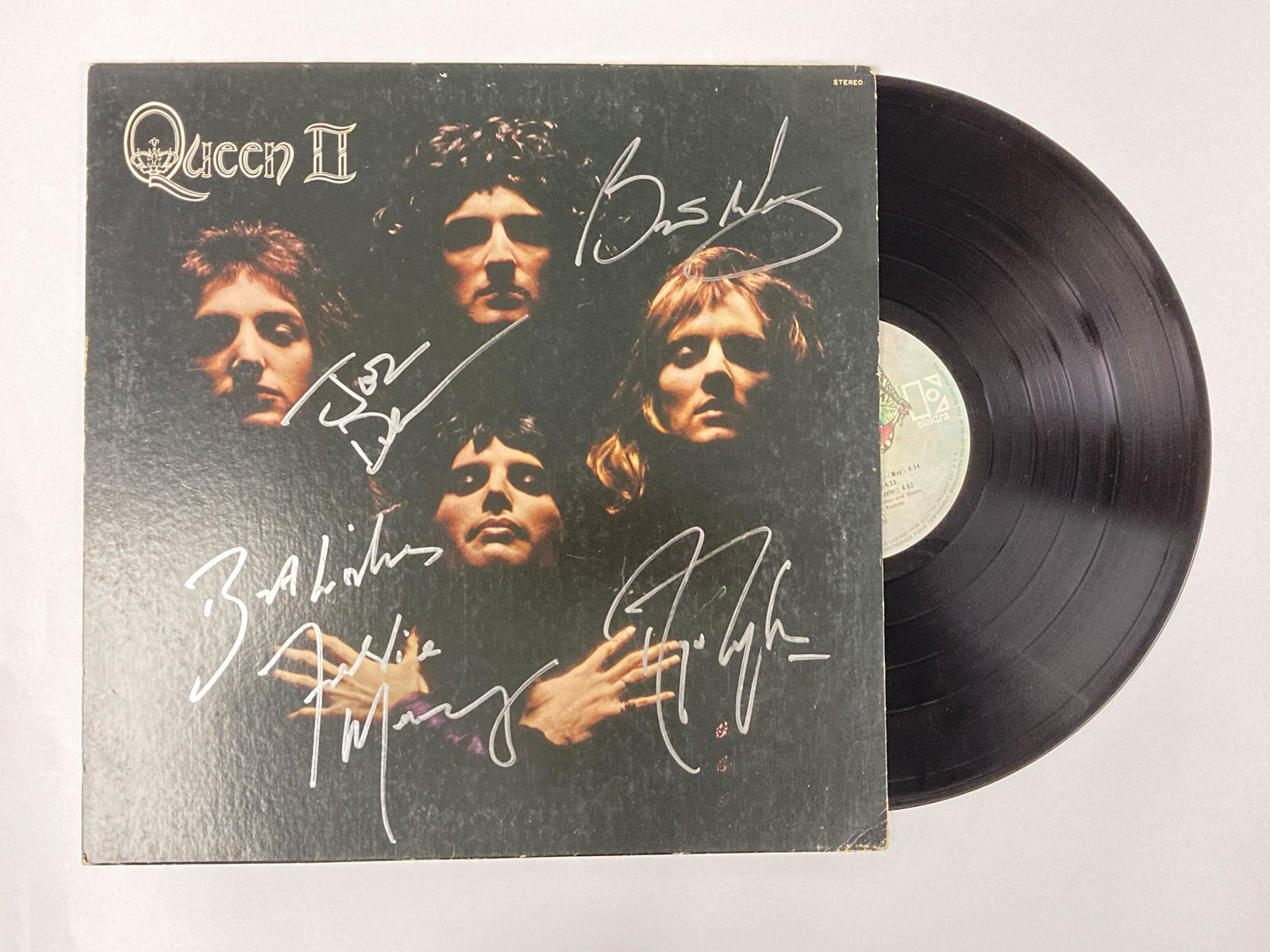Autograph Signed Queen Vinyl (1 of 1)