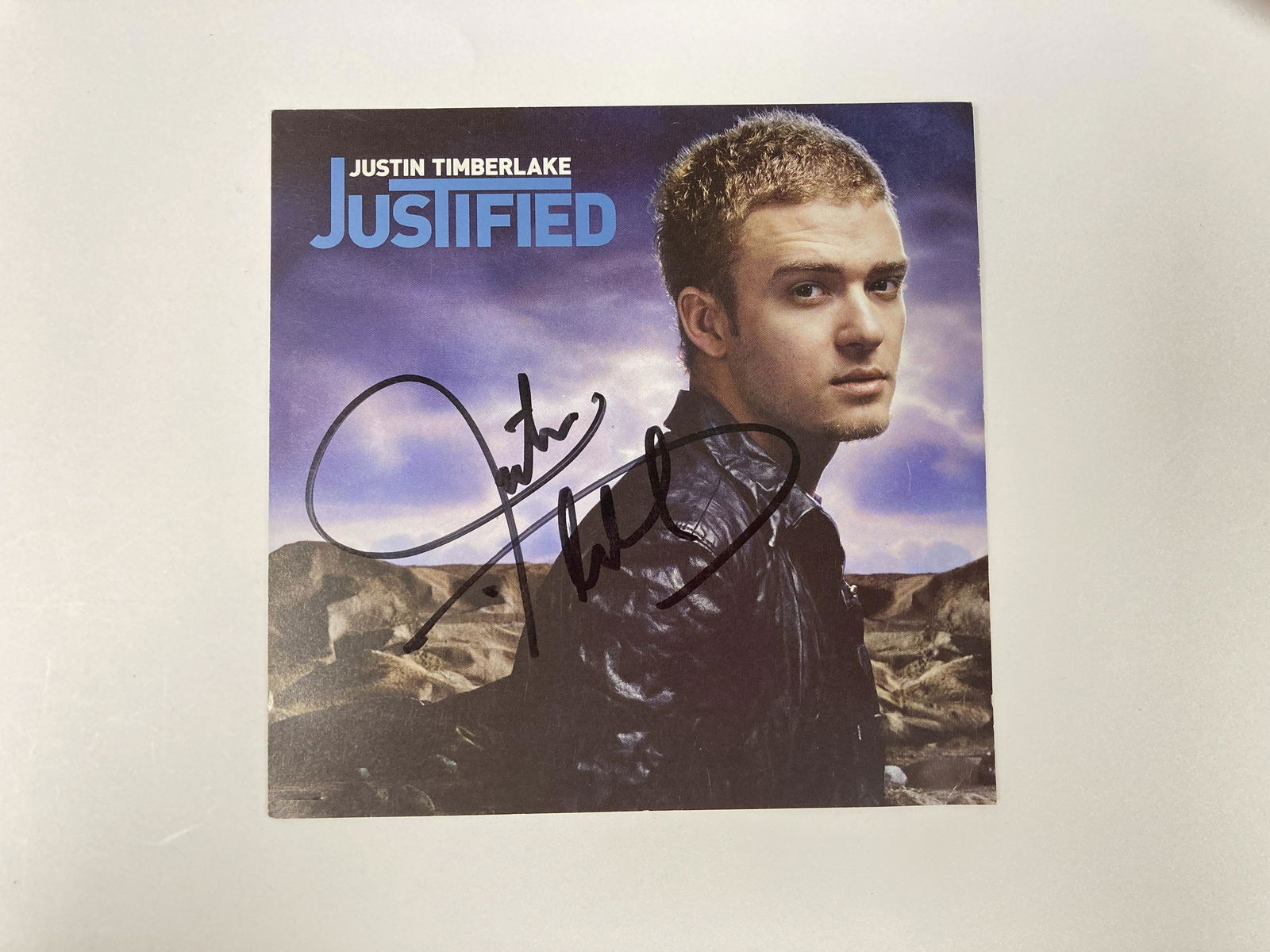 Autograph Signed Justin Timberlake Booklet (1 of 1)