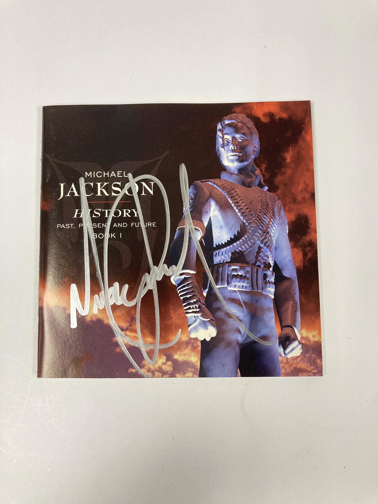 Autograph Signed Michael Jackson History CD Booklet (1 of 1)