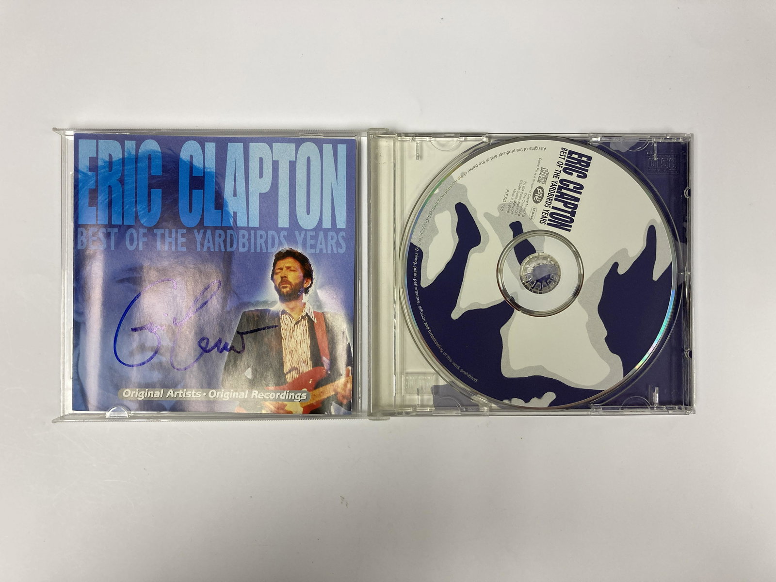 Autograph Signed Eric Clapton Yardbirds Years CD (1 of 1)