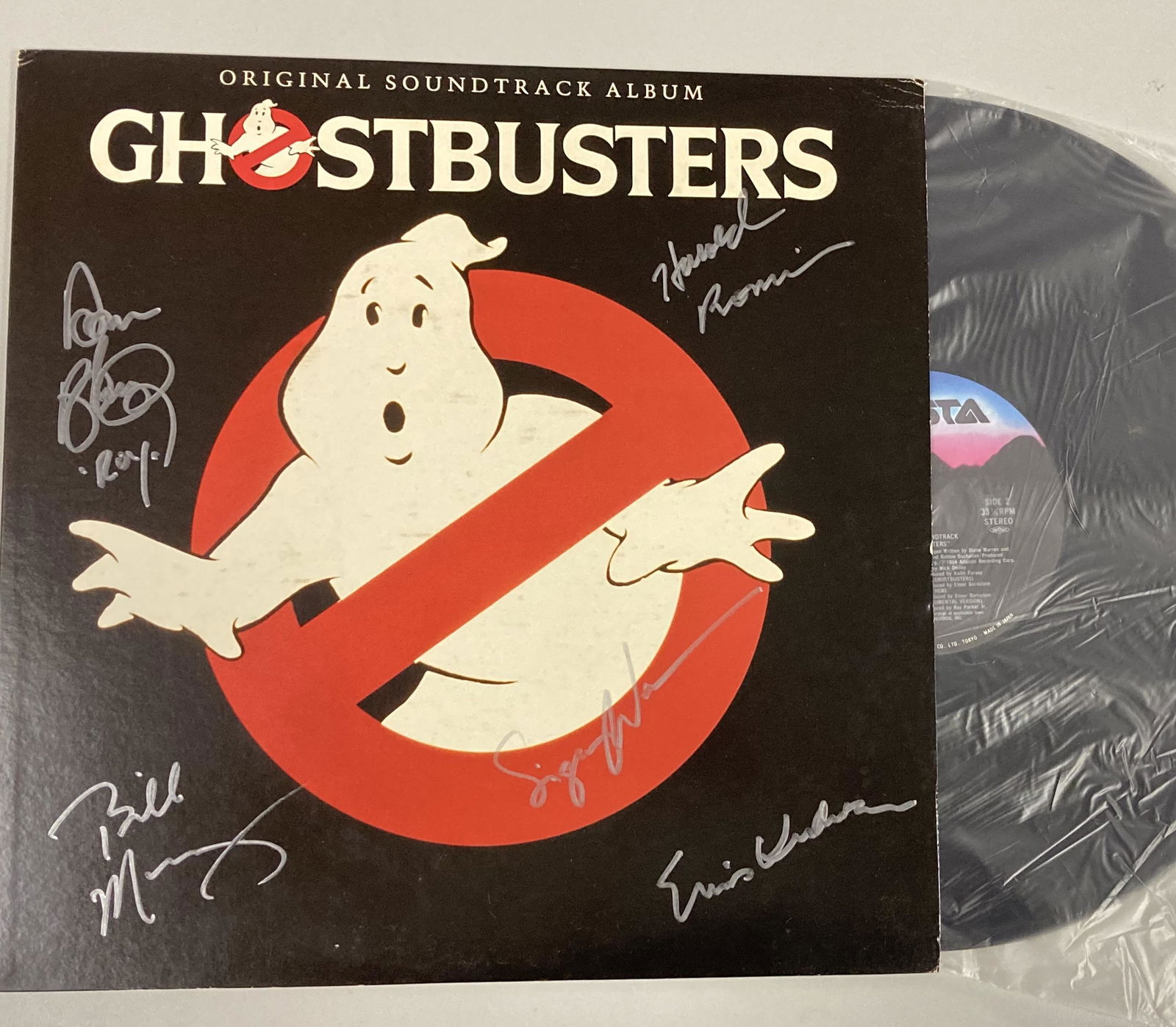 Autograph Signed Ghostbuster Vinyl (1 of 1)