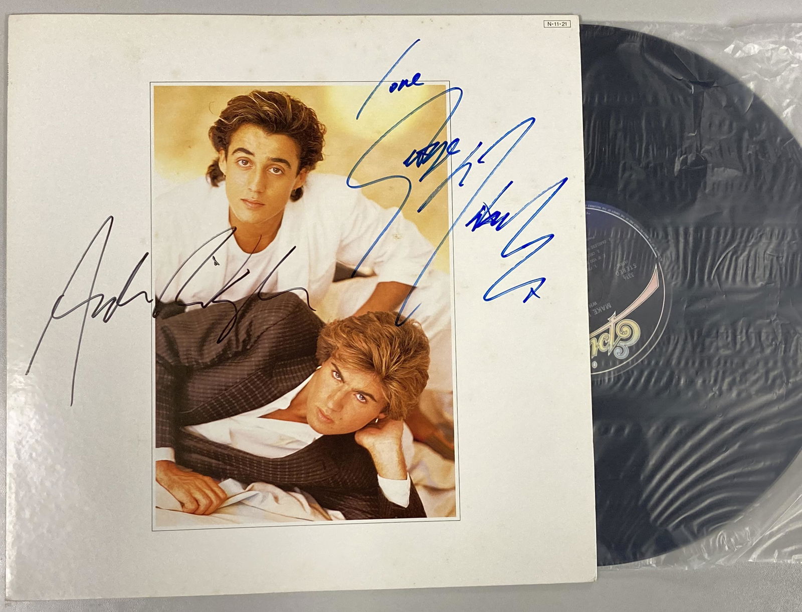 Autograph Signed WHAM Make it BigVinyl (1 of 1)
